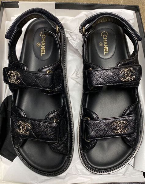 chanel baby shoes price|black Chanel sandals 2022.